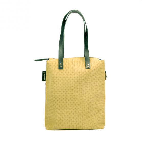 TVL010 PLUS leder, gaatjes leer met suede look