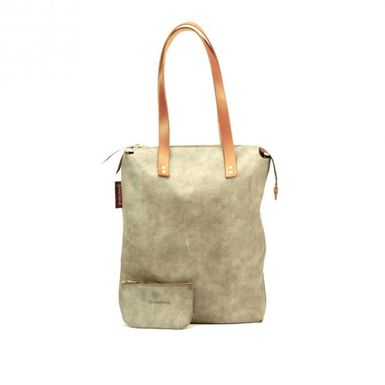 TVL010 PLUS leder, veegwit/naturel